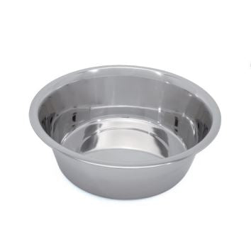 Ciotola in acciaio inox Imac 25cm 2,8L per cani e gatti, resistente a batteri, ruggine e graffi Ciotola in acciaio inox Imac 25cm 2,8L per cani e gatti, resistente a batteri, ruggine e graffi